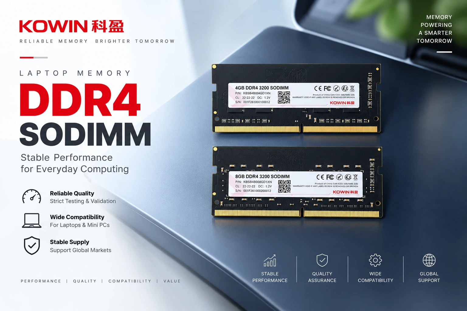 KOWIN DDR4 SODIMM Memory